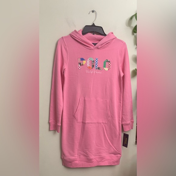 Polo Ralph Lauren Other - New with tag girls polo Ralph Lauren hoodie dress size XL(16)